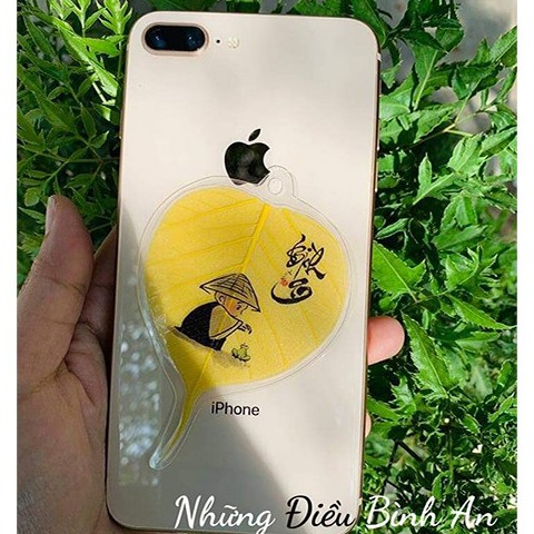 Lá Bồ Đề đã được th.ỉ.nh mang lại bình an, may mắn có dây treo và bao bì đựng 💕FREESHIP 50k💕 - Những Điều Bình An
