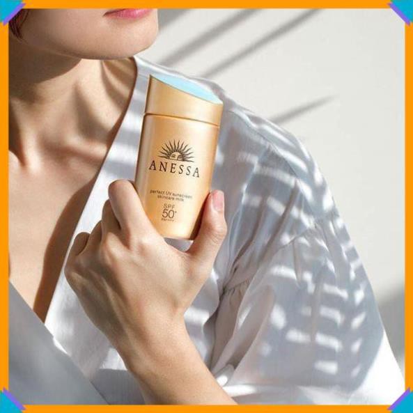 [ 𝐒𝐚𝐥𝐞 𝟓𝟎% ] Kem Chông Nắng Aness`a ⚡️𝑪𝒉𝒖𝒂̂̉𝒏 𝑪𝒉𝒊́𝒏𝒉 𝑯𝒂̃𝒏𝒈 ⚡️ UV Nhật , Milk 60ml | BigBuy360 - bigbuy360.vn