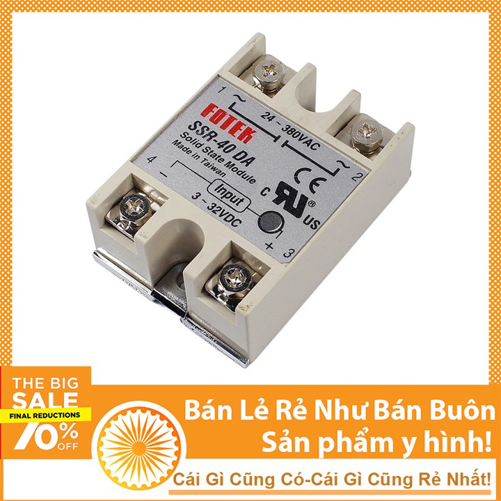 Relay Bán Dẫn Fotek SSR-40 DA Giá Rẻ