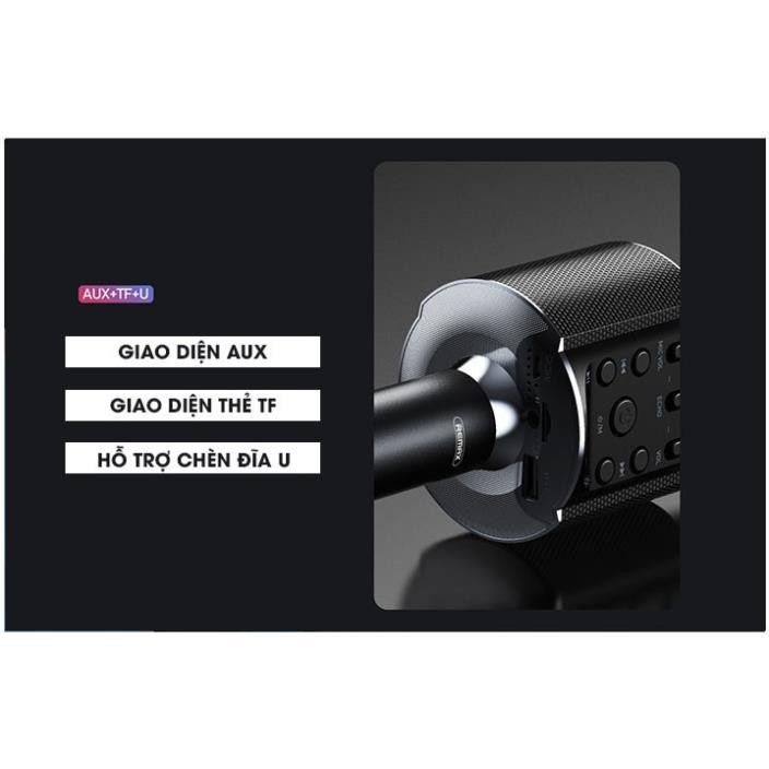 Micro Karaoke Bluetooth Remax K05 tích hợp giá đỡ điện thoại