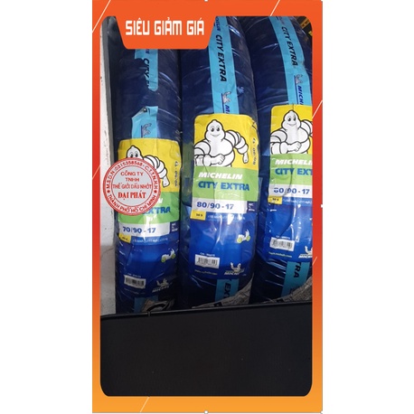 Vỏ lốp xe Michelin City Extra size  60;70;80/90-17 giá 1 cái