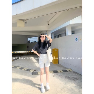 Áo thun nữ oversize trơn [STORY] A2388 (ảnh thật)