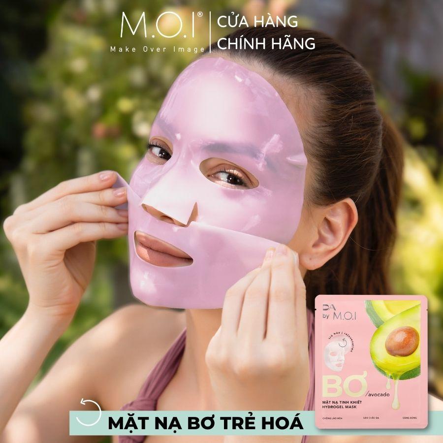 Set 3 miếng Mặt Nạ Bơ Tinh Khiết Hydrogel DA BY M.O.I Dưỡng ẩm - Sáng da - Trẻ hoá