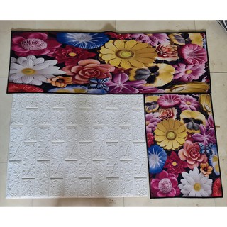 Set 2 thảm nhà bếp hoa văn (giao họa tiết ngẫu nhiên)