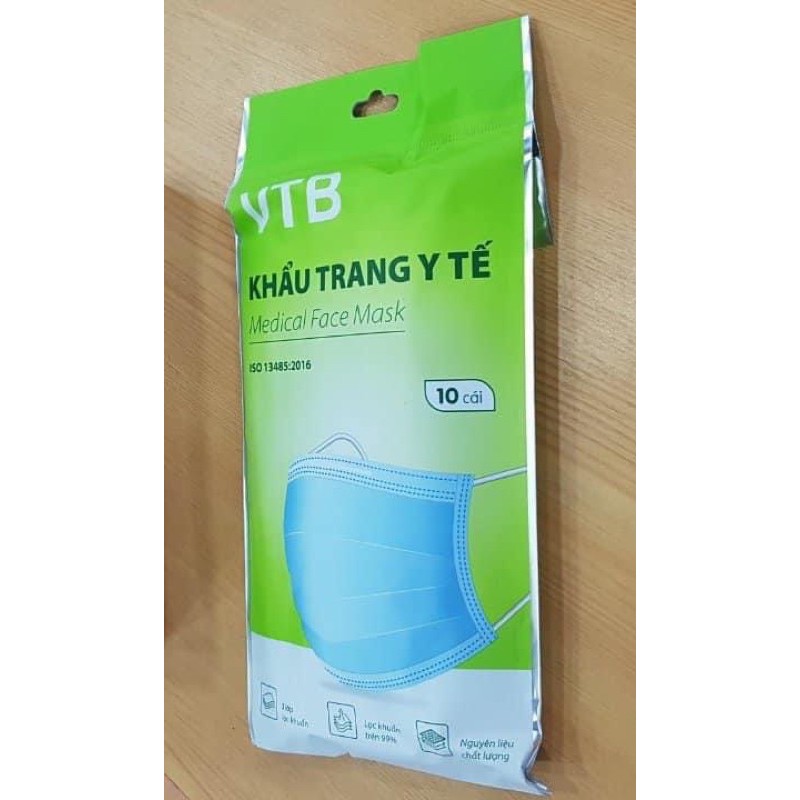 Khẩu trang y tế VTB 3 lớp kháng khuẩn | BigBuy360 - bigbuy360.vn