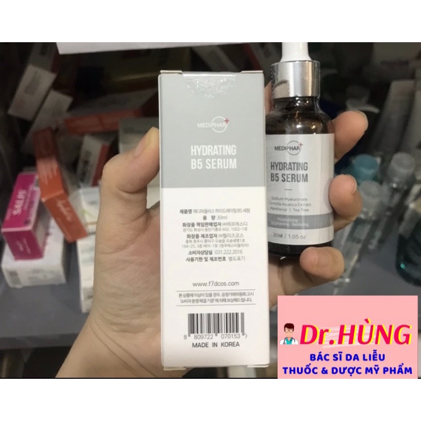 ✅(CHÍNH HÃNG) Serum Dưỡng B5 Mediphar Cấp Ẩm, Phục Hồi Trắng Sáng Da 30ml
