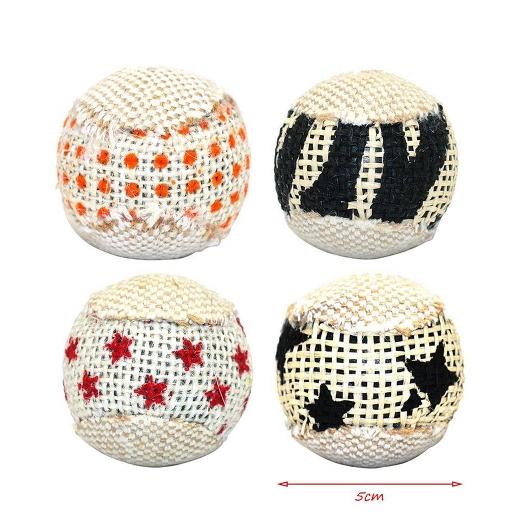 Bóng Đồ Chơi Bằng Vải Canvas Chất Lượng Cao Cho Mèo Cưng