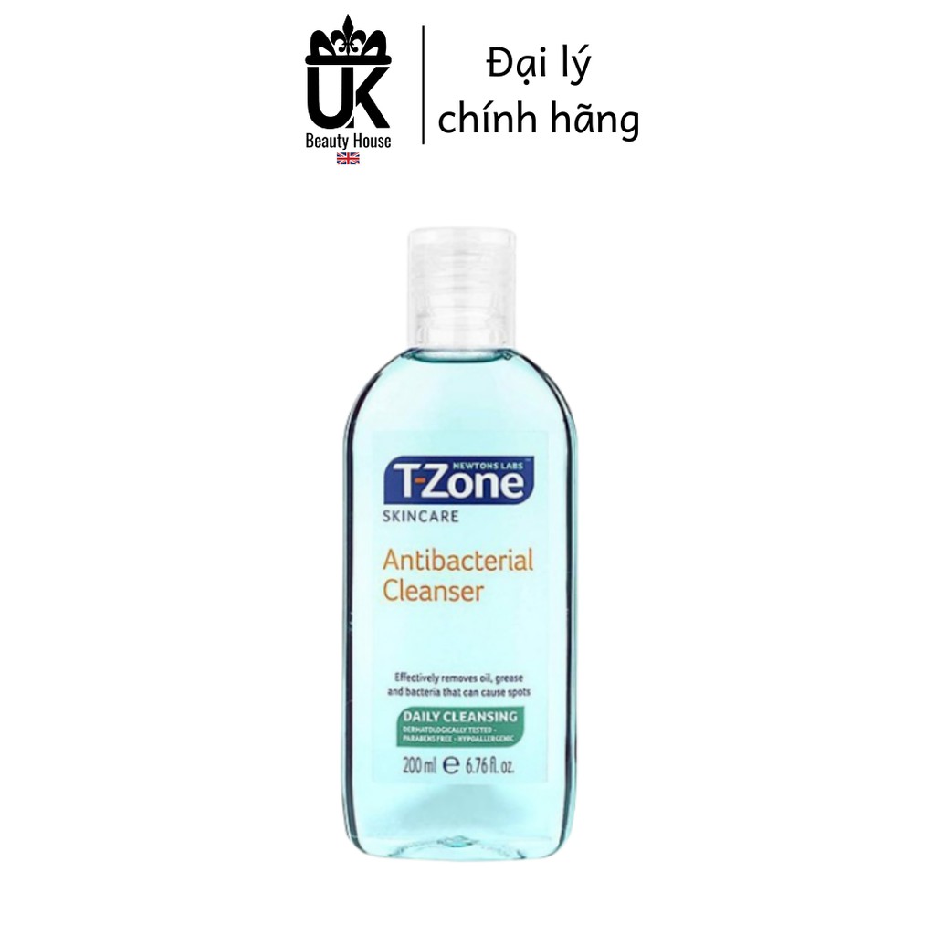 Toner làm sạch cho da dầu mụn T-Zone Clear Pore Antibacterial C 200ml