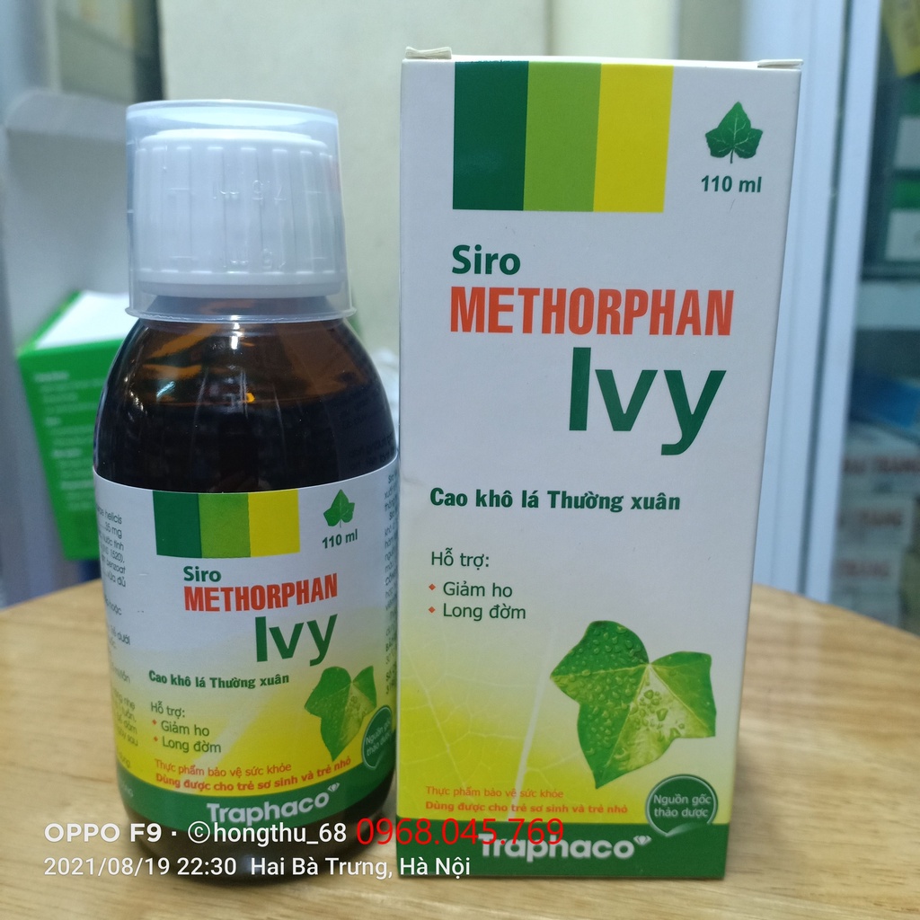 Siro ho METHORPHAN Traphaco chai 100ml