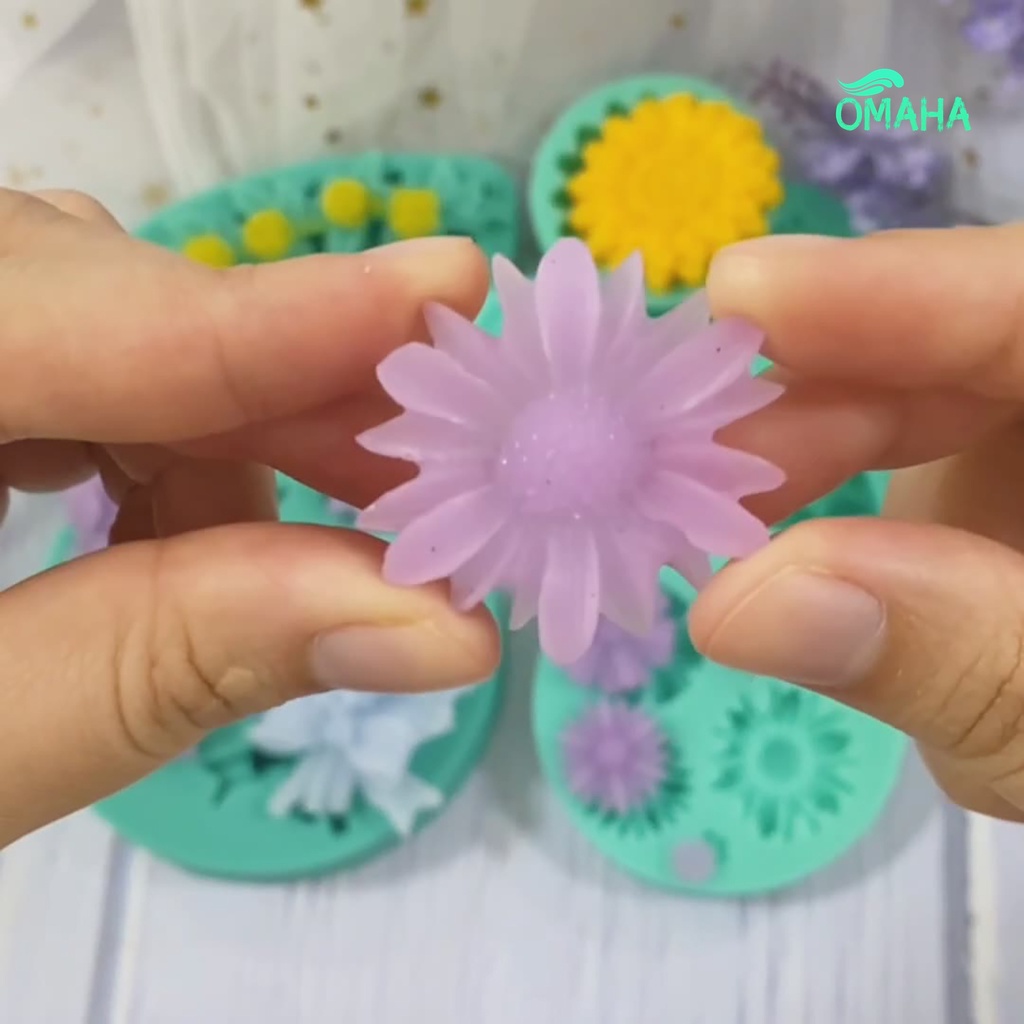 Khuôn Silicone Tạo Hình Làm Bánh Kẹo 3D Lãng Mạn