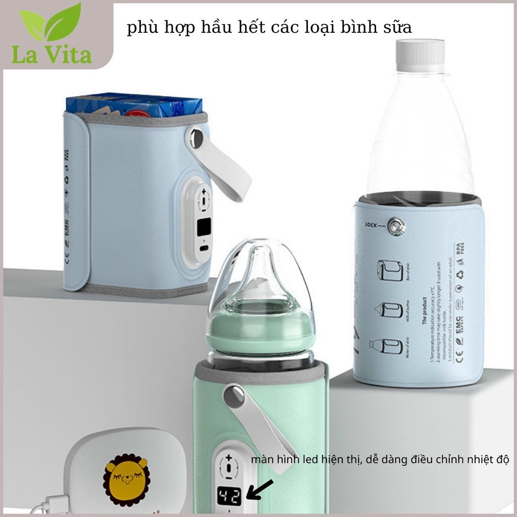 Máy Ủ Bình Sữa di động thông minh La ViTa