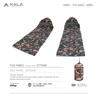 Túi ngủ camo dã ngoại