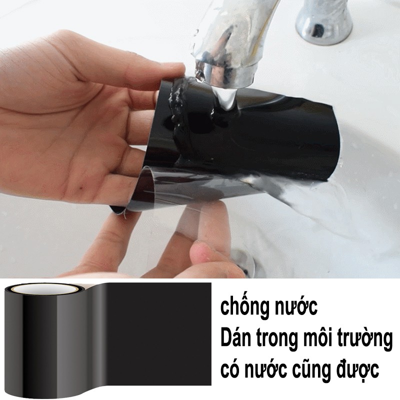 Băng keo Vá Rỉ Nước,Vá Vết nứt,Vá Đồ bể,Vá mọi thứ Siêu Cực Dính,FLEX TAPE Công Nghệ Mỹ (hình thật có video)