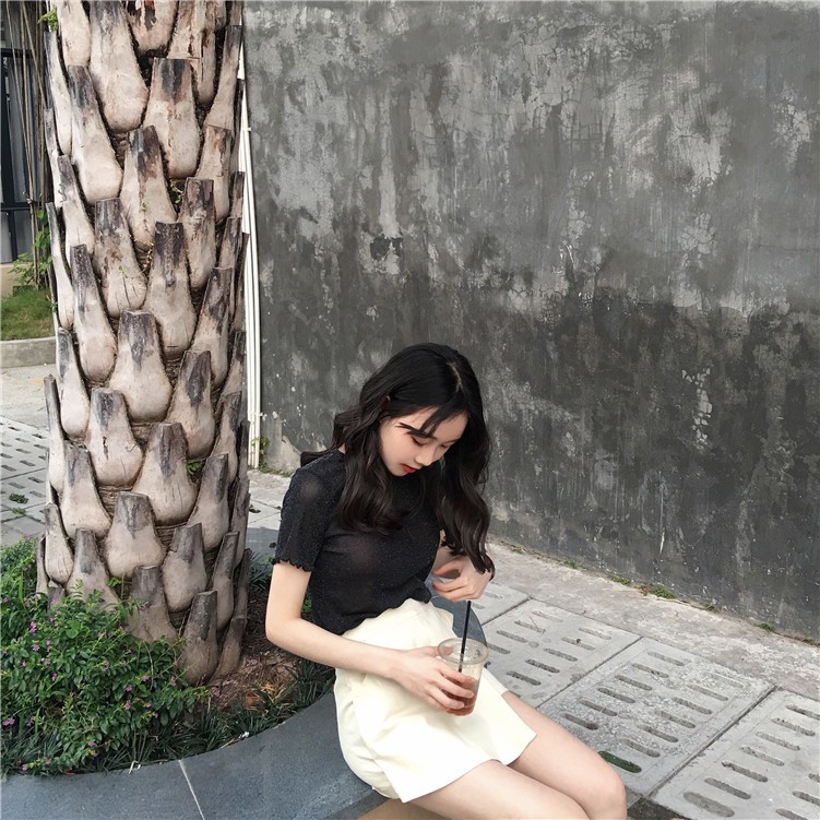 Quần Đùi Denim Lưng Cao Thời Trang Dành Cho Nữ | BigBuy360 - bigbuy360.vn