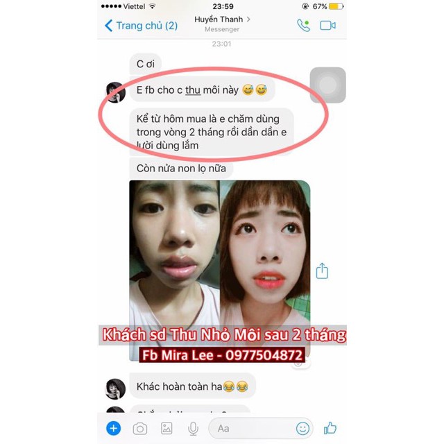 Tinh Chất Thu Nhỏ Môi Miracle