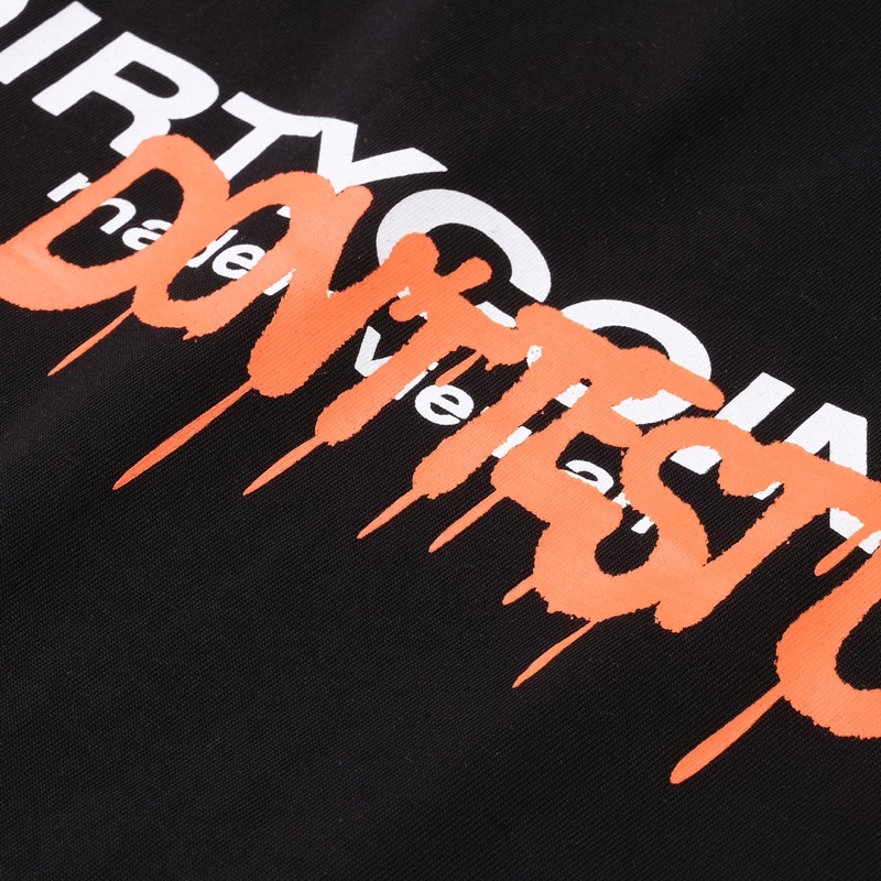DirtyCoins Spray Logo T-Shirt - Black