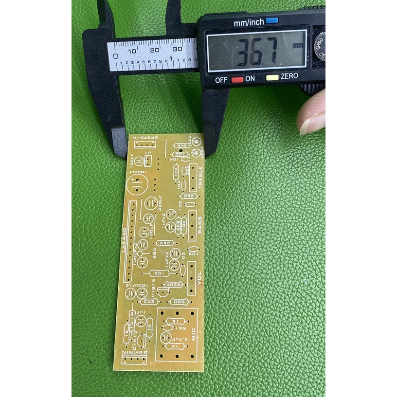 PCB Mạch công suất LA4440 có chỉnh TREEP BASS