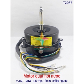 Motor 120W ngược chiều thay thế cho quạt điều hòa hơi nước