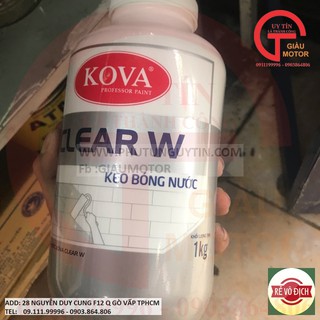 HB- Keo bóng nước chống thấm Kova lon 1kg (dành cho bề mặt đã hoàn thiện)