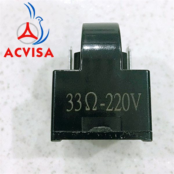 Rơ le bán dẫn 2 chân 22 ôm 33 ôm (chọn đúng loại khi đặt hàng) - Relay khởi động ohm máy nén - Tụ đề