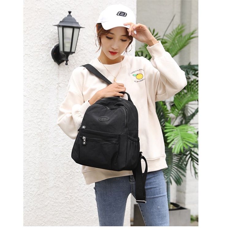 Balo Nylon CHUWANGLIN Đa Năng Phong Cách Năng Động Thời Trang Cho Nữ