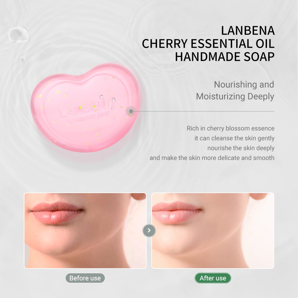 Xà phòng thủ công Lanbena chăm sóc da nuôi dưỡng làm sạch sâu chống nếp nhăn 100g