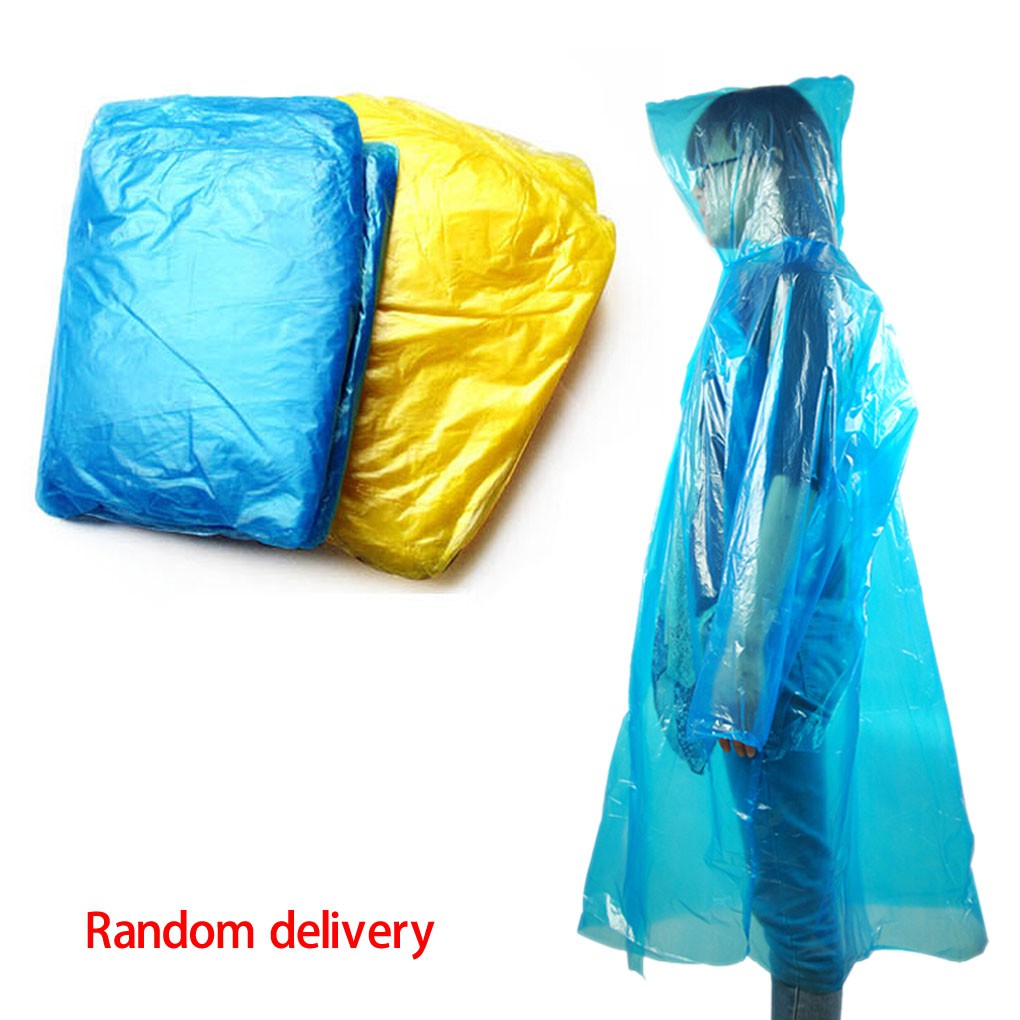 Áo mưa kháng nước dùng một lần trong trường hợp khẩn cấp cho người lớn