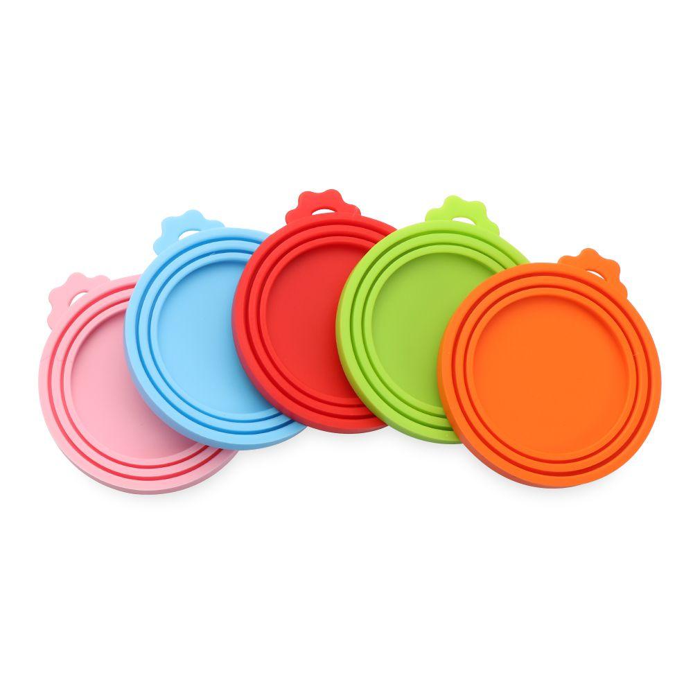 Nắp Silicone Đậy Lon Nước Giữ Thức Ăn Tươi Cho Thú Cưng