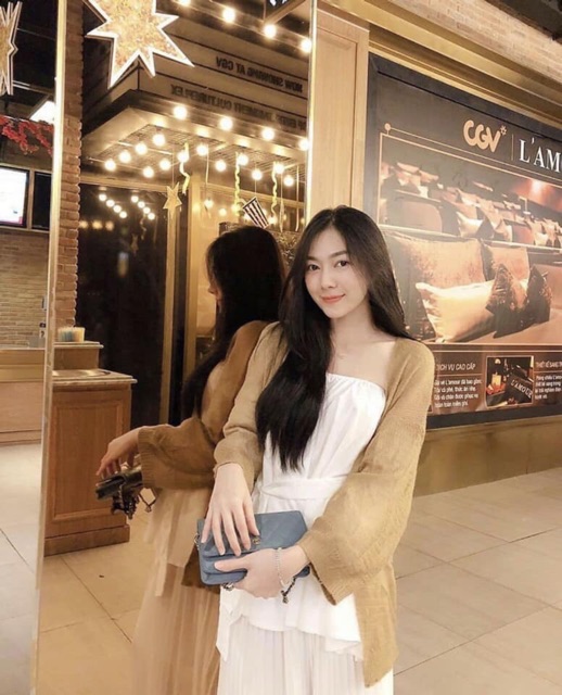 Áo cardigan mỏng khoác ngoài mặc đi chơi, đi biển | BigBuy360 - bigbuy360.vn