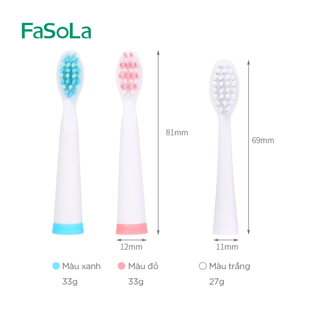 Đầu bàn chải đánh răng điện sóng âm sonic care FASOLA FSLJY-317