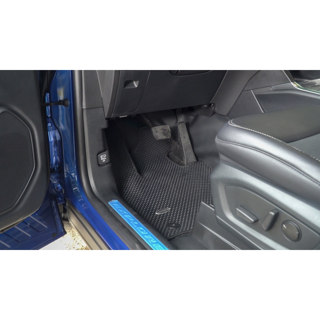 Thảm Lót Sàn Ô Tô KATA Cao Cấp Cho Xe Ford Explorer  - Không mùi, Không ẩm mốc, Dễ dàng vệ sinh