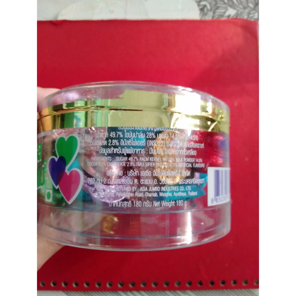 Hộp socola Thái Lan hình trái tim