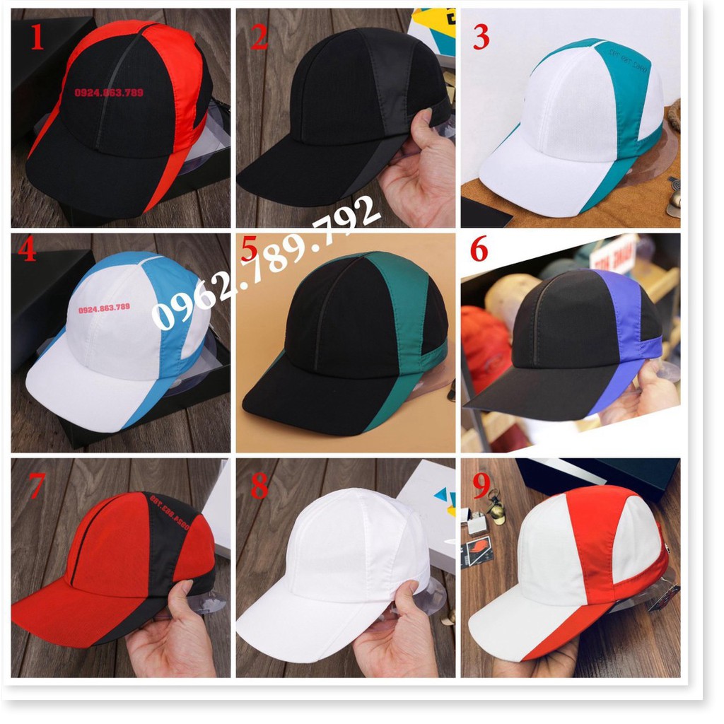 Mũ nón kết sơn, nón sơn vải dù phối lưới hai bên màu đen cam cực độc hình tự chụp cam kết chuẩn y hình