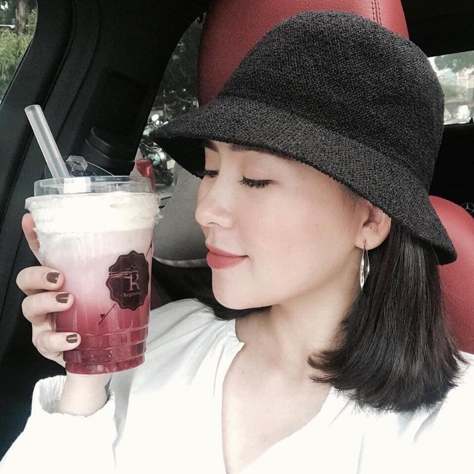 Mũ cói chữ M siêu xinh