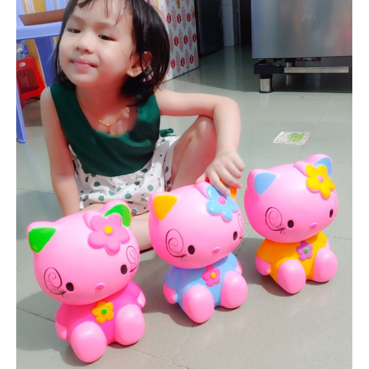 Heo đất tiết kiệm mèo kitty cao 25cm