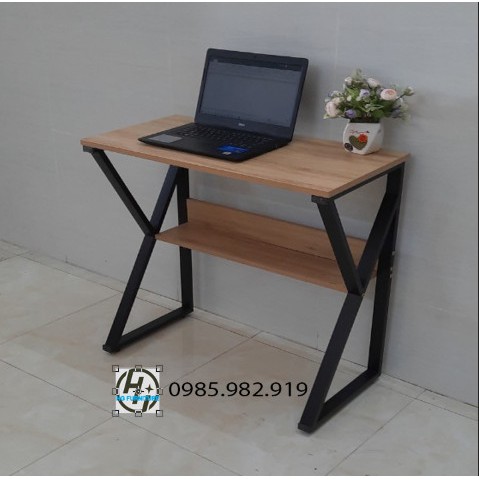 Bàn làm việc chữ K có kệ 80CM ( full phụ kiện tu vít,lục giác, ốc vít lắp ráp)