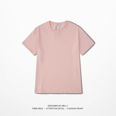 Áo thun trơn Nelly 100% cotton basic bộ màu áo phông basic xanh neon 09