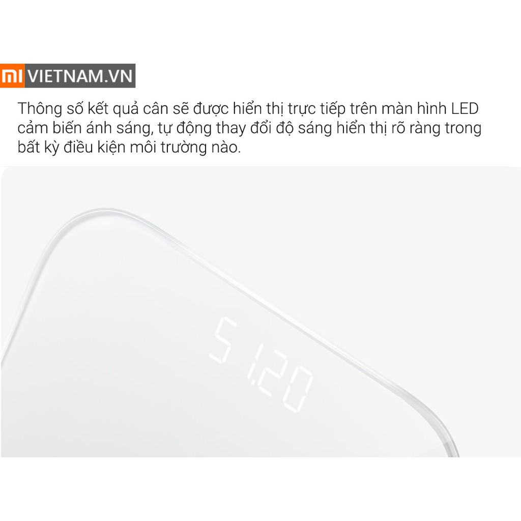 Cân điện tử sức khỏe thông minh Xiaomi Mijia Scale 2