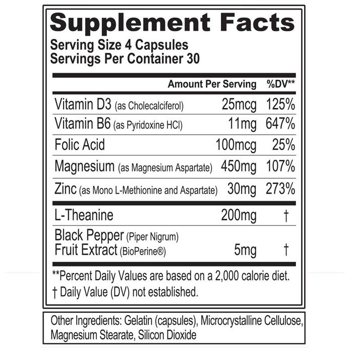 Viên Uống EVL EVLUTION Z MATRIX Bổ Sung Test Và Giúp Ngủ Sâu Và Hỗ Trợ Tăng Cơ Bắp