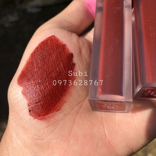 Son A12 đỏ nâu gạch chất son handmade