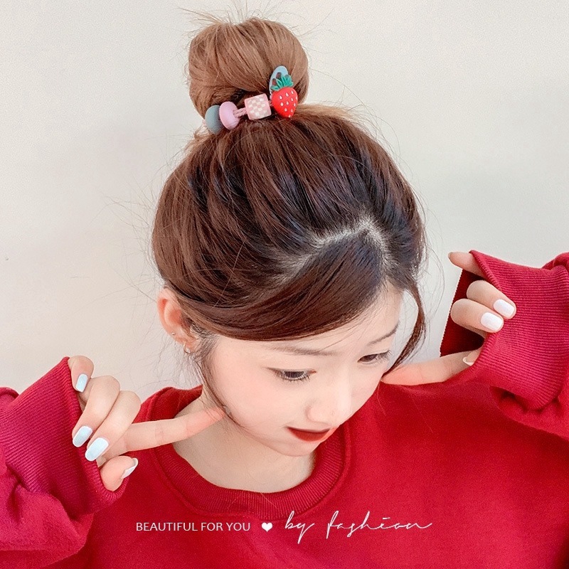Dây Buộc Tóc Hình Trái Cây Xinh Xắn Dành Cho Nữ