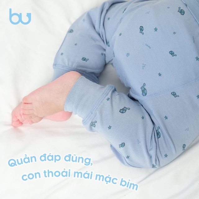 Bu - Bộ dài cài chéo in Rùa