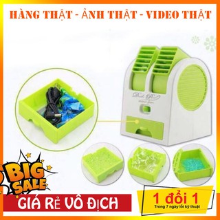 Quạt điều hòa mini có ngăn đá 2 cửa quạt gió