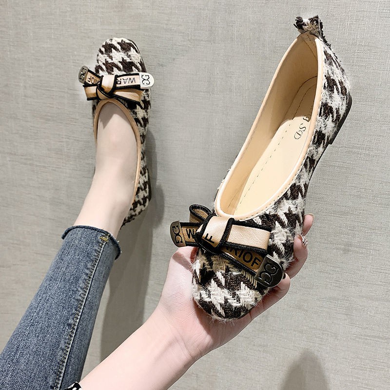 [in stock] women's flat shoes bow trend casual ins casual shoes versatile sandals shoes | BigBuy360 - bigbuy360.vn