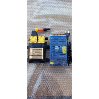 Bộ bơm đôi mini 12v sinleader kèm nguồn tổ ong 12V-10A , dùng để chế tưới loan , phun sương , rửa xe