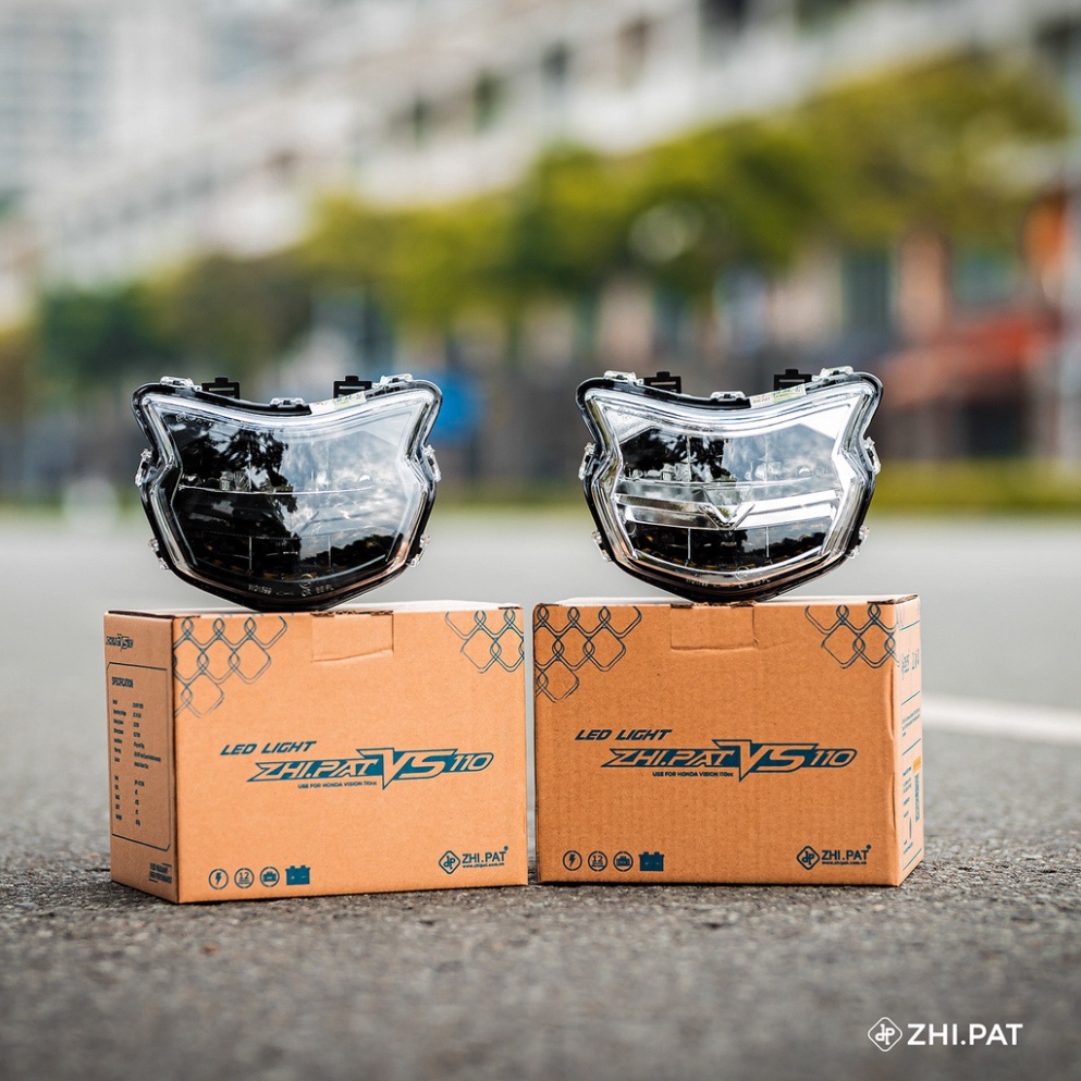 Đèn LED 2 tầng Honda Vision 2021 , Vision 2022, Vision 2023 Hàng chính hãng ZHI.PAT ( Model Zhi.Pat VS110 )