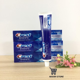 Kem Đánh Răng Crest 3D White 170g - USA