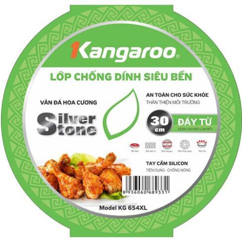 Chảo nhôm chống dính đáy từ size 30cm KANGAROO KG654XL - Hàng chính hãng + GIÁ SỐC