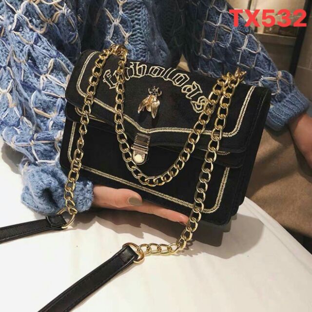 Túi fabulous ong thêu