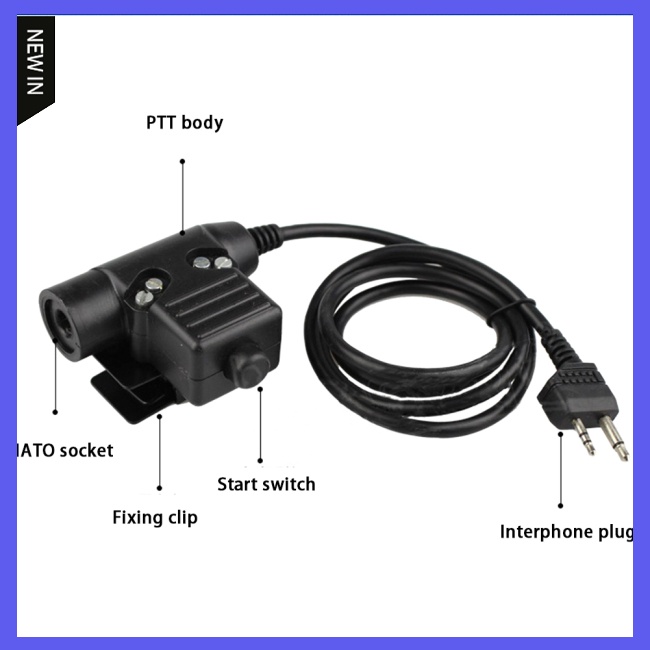 Tai Nghe Chiến Thuật Z.tactical PTT U94 PTT Chất Lượng Cao